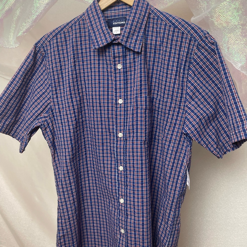 Mens Plaid button up